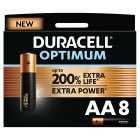 Duracell Optimum AA 8 Pack, each