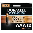 Duracell Optimum AAA 12 Pack, Each