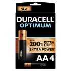 Duracell Optimum AA 4 Pack, each