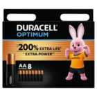 Duracell Optimum AA Batteries 8 per pack