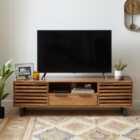 Orsen Wide TV Unit, Mango Wood for TVs up to 60" 