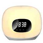 Groov-e Light Curve Wake Up Light with FM Radio & Alarm Clock - White