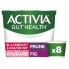 Activia Rhubarb Mixed Fruit Yogurt 8 x 115g
