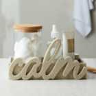 Calm Resin Word and Storage Ornament