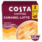 Costa Coffee Nescafe Dolce Gusto Compatible Caramel Latte 10 per pack