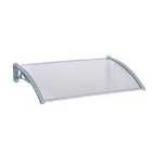 Outsunny Polycarbonate Door Awning Cover - Clear