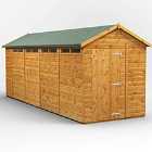 Power Apex 18' x 6' Security Shed