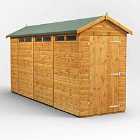 Power Apex 14' x 4' Security Shed