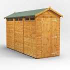 Power Apex 12' x 4' Security Shed