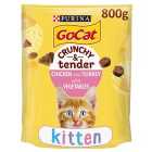 Go-Cat Crunchy & Tender Kitten Chicken Dry Cat Food 800g
