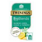 Twinings Bioblends Lemon, Ginger and Turmeric Tea with Friendly Bacteria 18 per pack