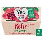 Yeo Valley Organic Raspberry Kefir Yogurt 4 x 100g