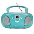 Groov-e Original Boombox Portable CD Player with Radio - Teal
