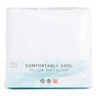 M&S Comfortably Cool Pillow Protectors, 2 Pack, White 2 per pack