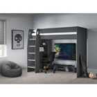 Nebula Gaming Bed With Desk Anthracite