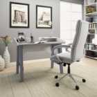 Truro Grey and Marble Effect Desk