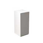 KitchenKIT J-Pull Handleless 30cm Wall Cabinet - Gloss Dust Grey
