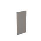KitchenKIT J-Pull Handleless 36cm Wall End Panel - Matt Dust Grey