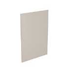 KitchenKIT Base 65cm Slab End Panel - Gloss Light Grey