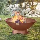 Ivyline 29cm Outdoor Artisan Firebowl - Rust Iron