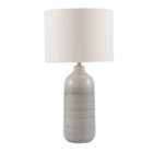 Blue and Grey Ombre Ceramic Table Lamp