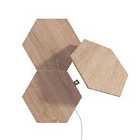Nanoleaf Elements Wood Look Hexagons Expansion Pack - 3 additional Panels