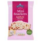 Rakusen's Mini Snackers Garlic Crackers 85g