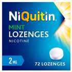 NiQuitin Mint 2mg Lozenges Nicotine 72 Lozenges 72 per pack