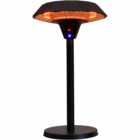 Charles Bentley Electric Table Top Patio Heater 2000W Black