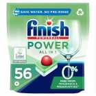 Finish Power 0% Dishwasher Tablets 56 per pack