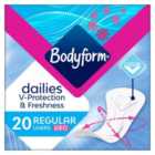 Bodyform Dailies Regular Scented Panty Liners 20 per pack