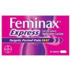 Feminax Express Ibuprofen Lysine 342mg Tablets 16 per pack