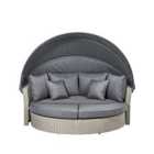 Pacific Lifestyle Cayman/Barbados Day Bed - Stone Grey