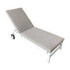 Handpicked Titchwell Sun Lounger - White