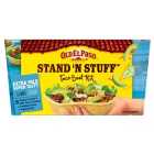 Old El Paso Mexican Stand 'N' Stuff Extra Mild Taco Kit with Soft Shells 329g