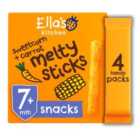 Ella's Kitchen Sweetcorn + Carrot Melty Sticks 4 x 6g