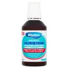 Wisdom Chlorhexidine Clean Mint Antibacterial Mouthwash 300ml