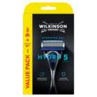 Wilkinson Sword Hydro 5 Skin Protection Razor + 9 Blades