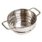 M&S Universal Stainless Steel Steamer, Silver
