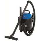 Draper 15L 1250W 230V Wet & Dry Vacuum Cleaner - Blue & Black