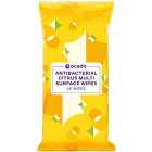 Ocado Antibacterial Multi Surface Citrus Wipes 40 per pack