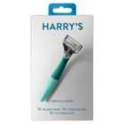 Harry's 5 Blade Cartridge And Handle Tropical Green 1 Pack