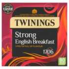 Twinings English Strong Breakfast Tea, 80 Tea Bags 250g