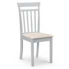Julian Bowen Set of 2 Coast Grey Dining Chairs
