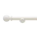 Enzo Fixed Wooden Curtain Pole with Rings