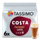 Tassimo Costa Caramel Latte Coffee Pods x6 203g