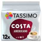 Tassimo Costa Americano Coffee Pods x12 108g