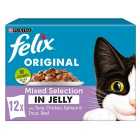 Felix Mixed Selection in Jelly Wet Cat Food 12 x 100g