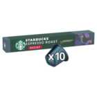 Starbucks Decaf Espresso Roast by Nespresso Coffee Pods x 10 10 per pack