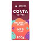 Costa Coffee Ground Intensely Dark Amazonian Blend 200g